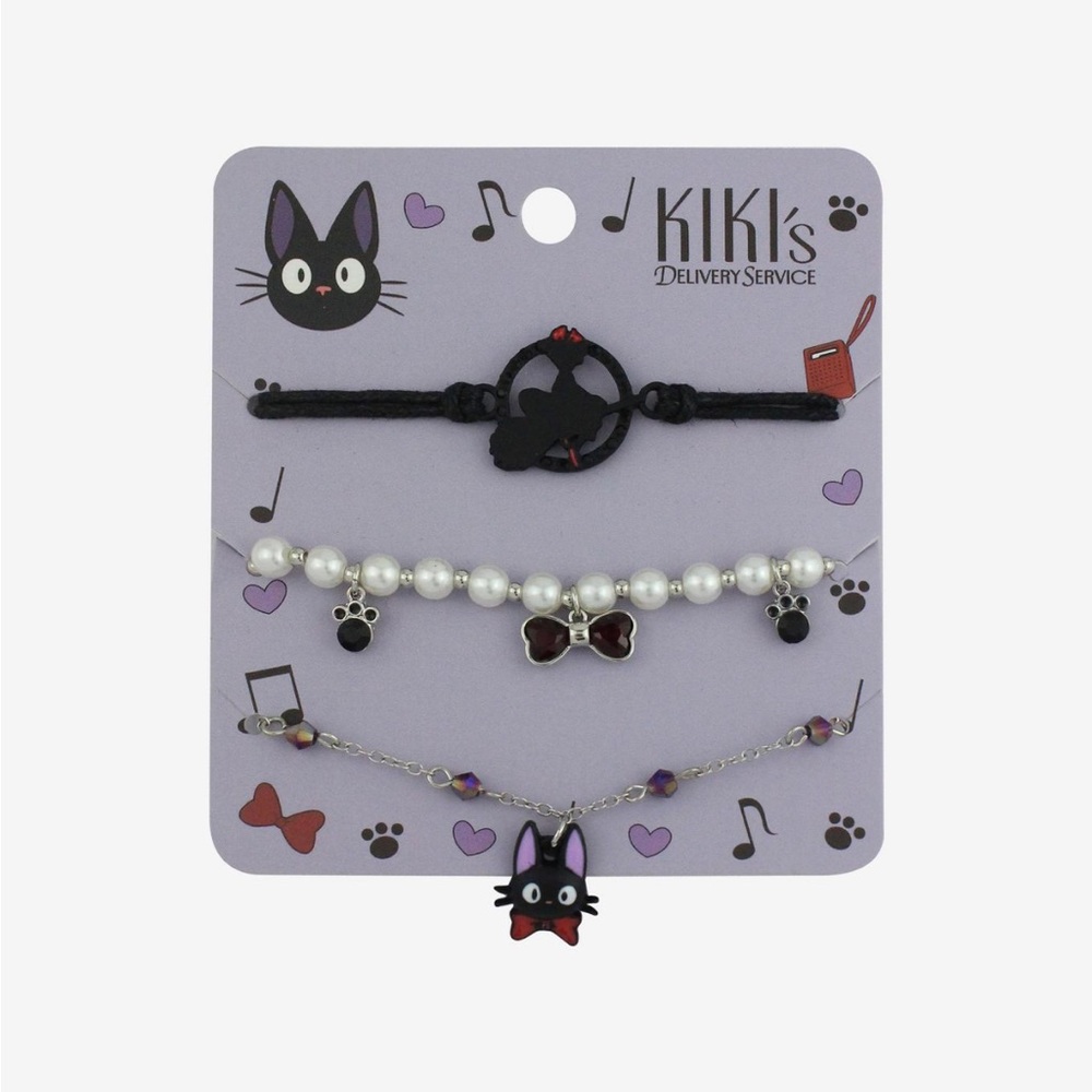 Studio Ghibli Kiki’s‎ Delivery Service Jiji & Kiki Bracelet Set Hot Topic